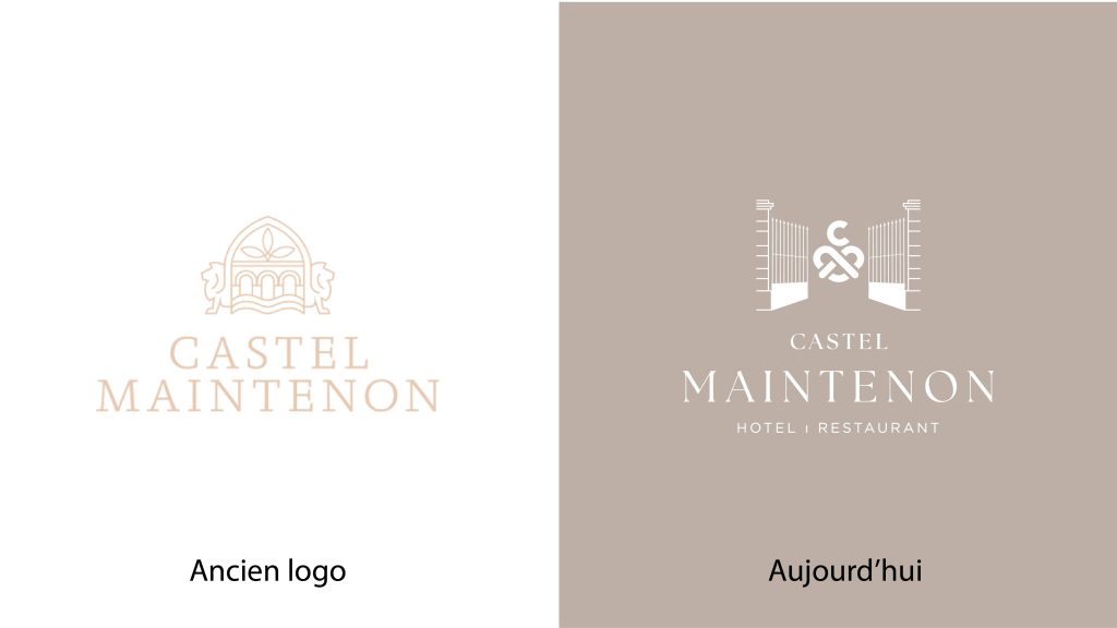 Photo - The Castel Maintenon and its graphic metamorphosis. JPEG LOGO avantapres JPEG LOGO avantapres