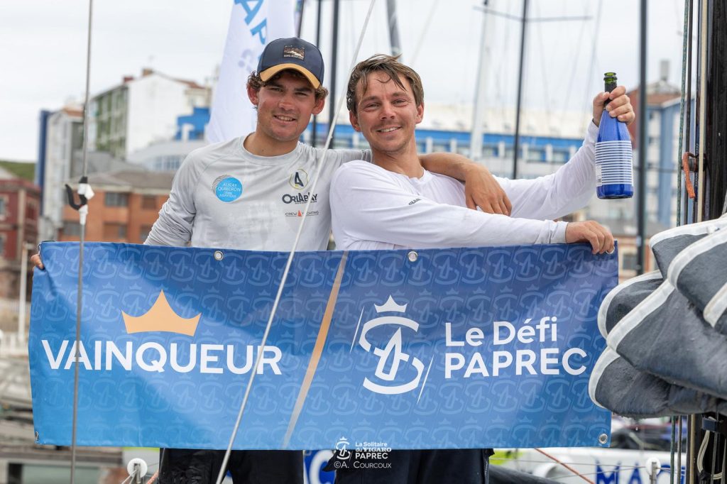 Photo - Two young skippers, supported by Mieux and Atypio, win the Paprec challenge, 29 August 2024 Defi Paprec3 Paprec Challenge3
